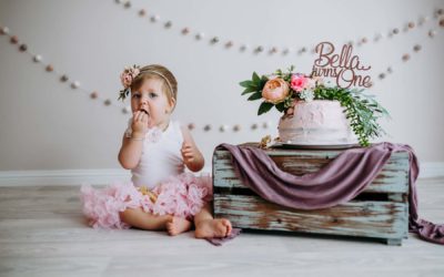 Bella Turns ONE | Sydney Cake Smash Photographer | Ingleburn