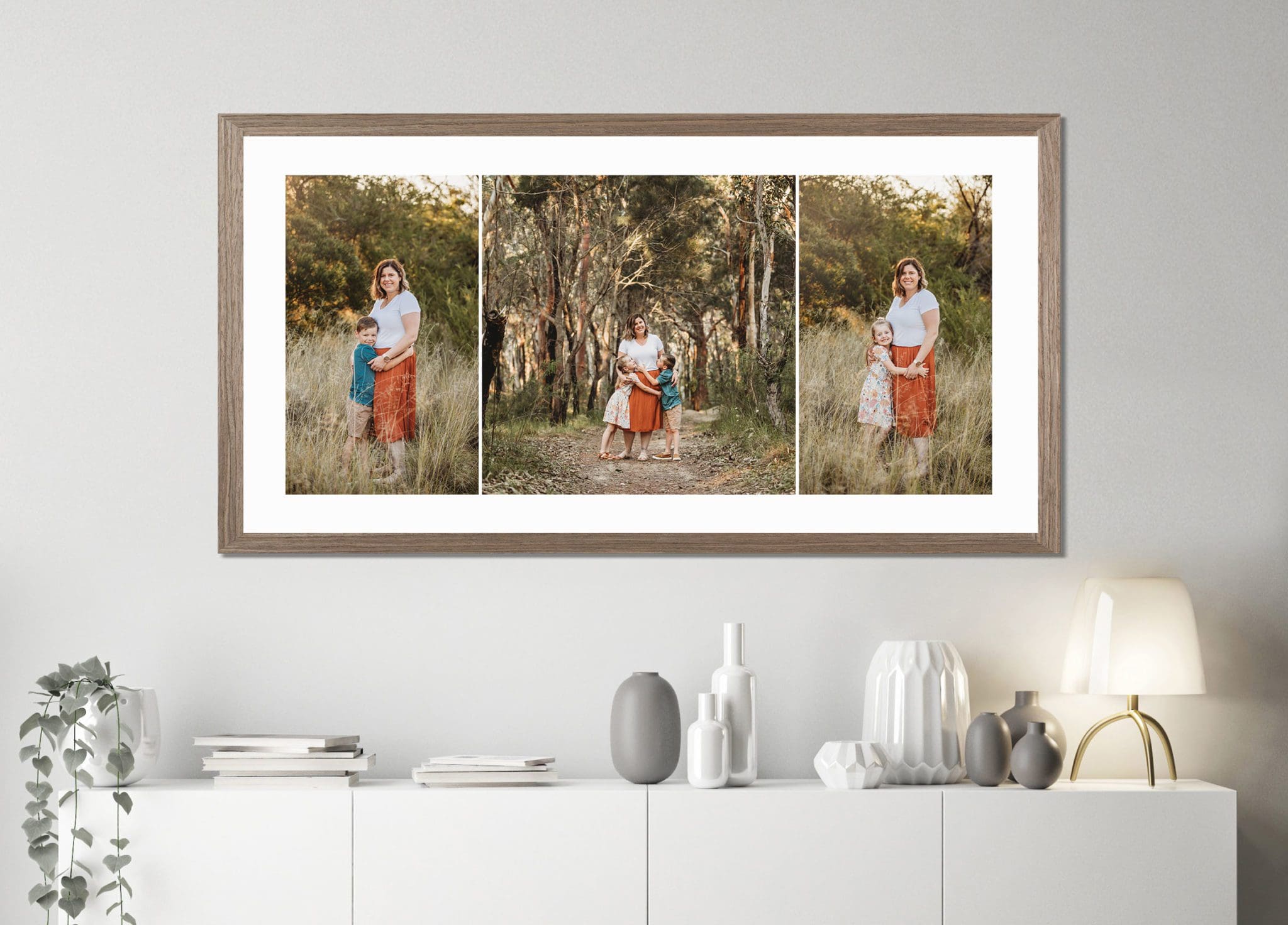 Thornleigh 3 Images Family photography Wall art montage frame
