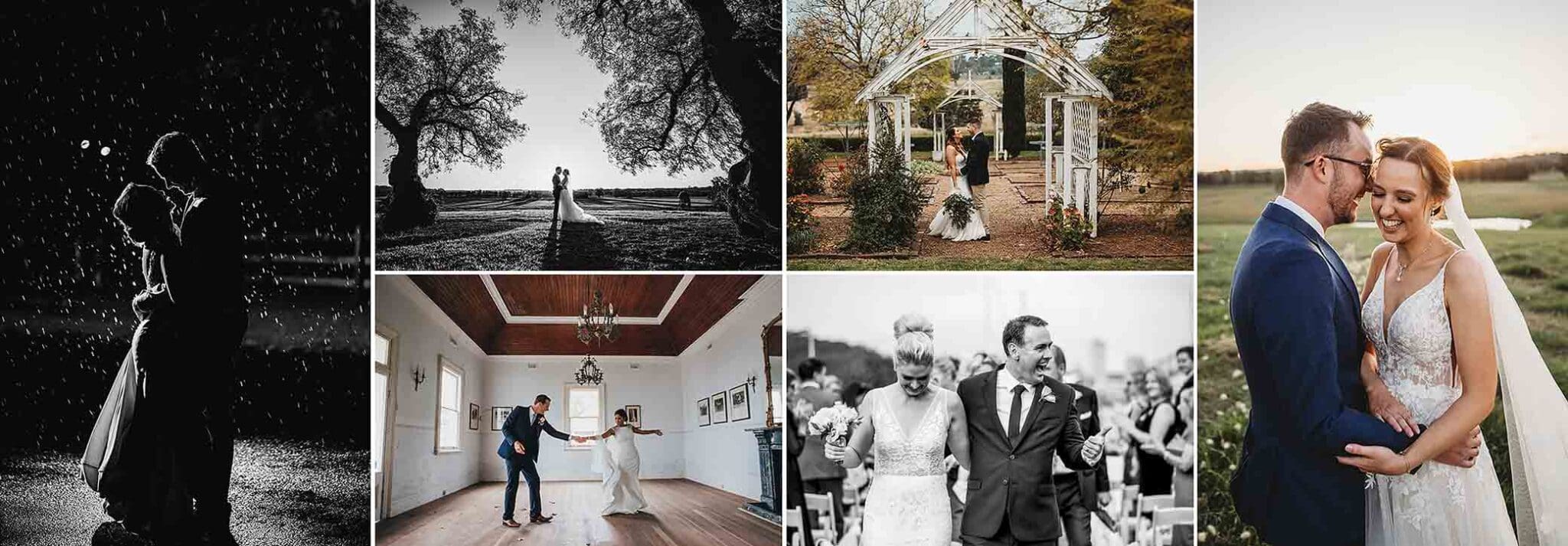 Wedding Page Header Burnham Grove wedding montage of couples photos
