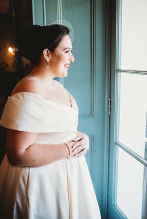 Sydney Wedding Photographer - bride looks out the window towards the ceremony