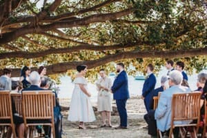 Sydney Wedding Photographer - wedding ceremony at Dunbar House