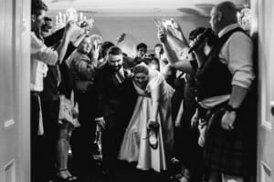 Sydney Wedding Photographer - bride and groom depart the reception venue