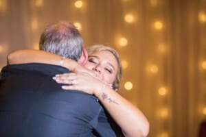 Gledswood Wedding - bride dances with her father