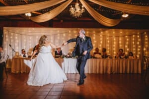 Gledswood Wedding - brides first dance with her father