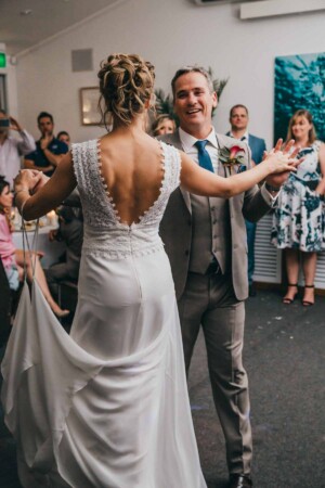 Sydney Wedding Photographer - Bride and groom share their first dance