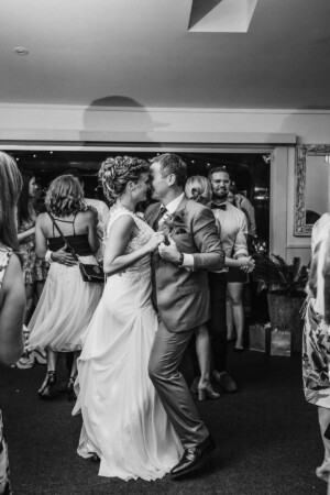 Sydney Wedding Photographer - A bride and groom dancing at the reception
