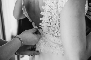 Sydney Wedding - Bride preparing for the ceremony