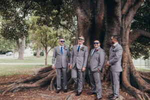 Sydney Wedding Photographer - Groomsmen having a laugh together