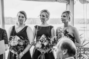 Sydney wedding photographer - Bridesmaids at the wedding ceremony