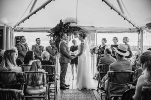 Sydney Wedding Photographer - Bride & Groom vows during the ceremony