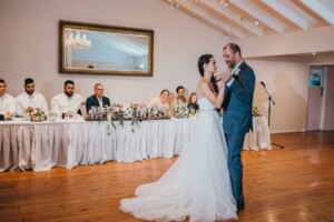 The bridal & her dad share a first dance