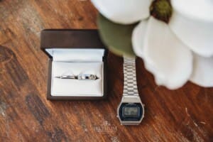 Gledswood Wedding - groom details, watch and wedding rings
