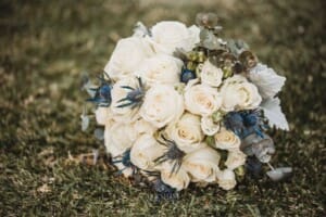 Gledswood Wedding - bridal bouquet details