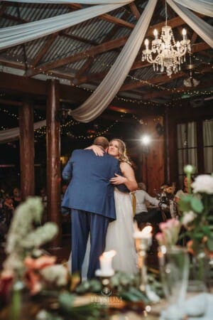 Gledswood Wedding Photo - the bride dances with her father