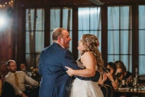 Gledswood Wedding Photo - the bride dances with her father