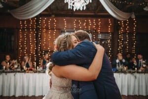 Gledswood Wedding Photo - the bride dances with her father during the reception