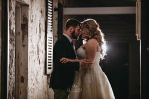 Gledswood Wedding Photo - night photos with the bride and groom
