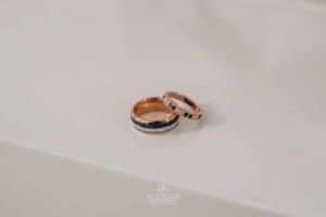 Gledswood Wedding Photo - bride and grooms wedding rings