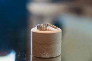 Burnham Grove Wedding - bride and groom's wedding rings