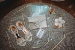 Burnham Grove Wedding - bridal details during prep