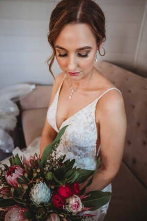 Burnham Grove Wedding - brides make-up details
