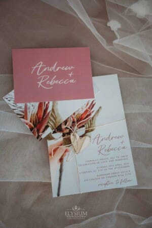 Burnham Grove Wedding - wedding invitation details
