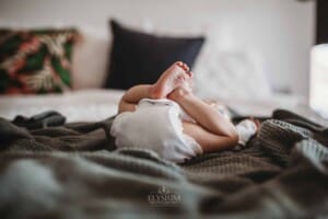 Newborn Photograph - details of tiny baby feet