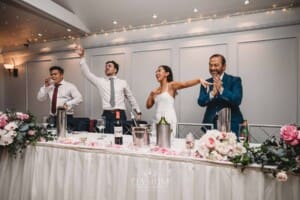 Sydney Wedding - wedding guests enjoy dancing during the reception at Springfield House