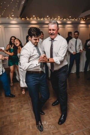 Sydney Wedding - wedding guests enjoy dancing during the reception at Springfield House