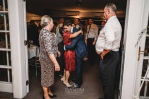 Sydney Wedding - bride and groom farewell guests after the reception at Springfield House