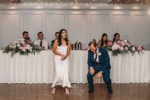 Sydney Wedding - the bride dances with her father during the reception at Springfield House