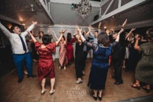 Sydney Wedding - wedding guests enjoy dancing during the reception at Springfield House