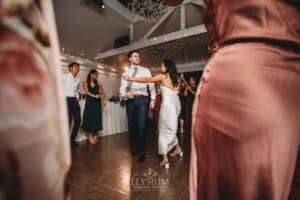 Sydney Wedding - wedding guests enjoy dancing during the reception at Springfield House