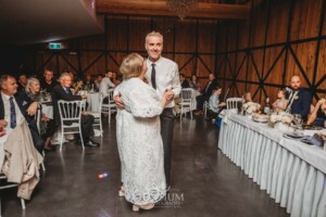 A bride shares her first dance with her father during the wedding reception at Ottimo House