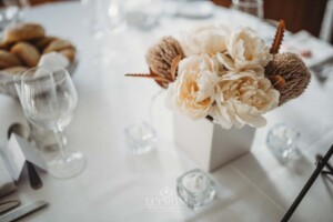 Ottimo house table details set up for a wedding reception